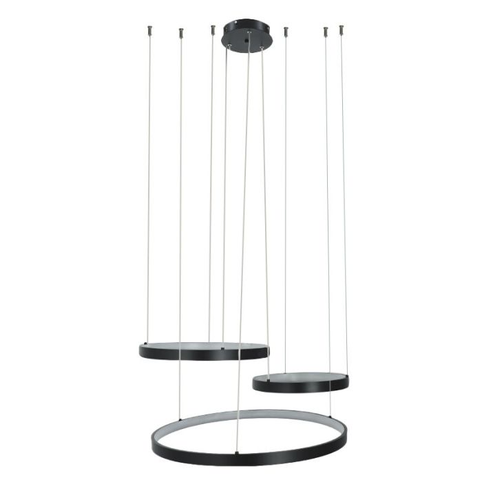 Design hanglamp zwart, Giorgio, 60W, 2700K LED