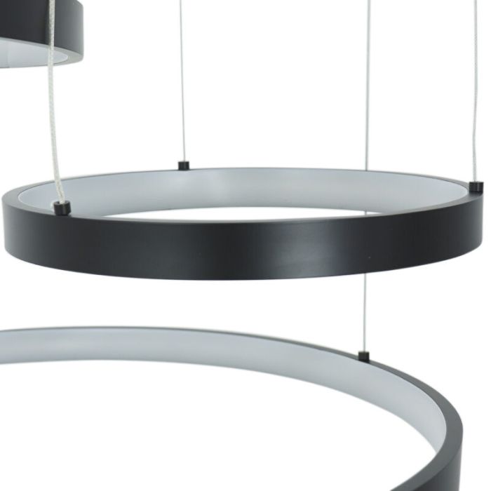 Design hanglamp zwart, Giorgio, 60W, 2700K LED