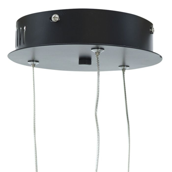 Design hanglamp zwart, Giorgio, 60W, 2700K LED