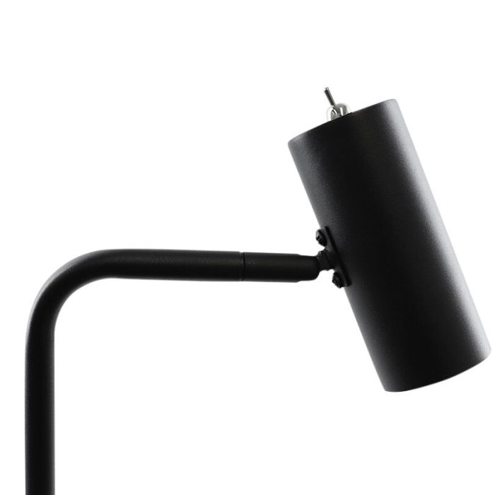 Moderne vloerlamp zwart, Carlos, met schakelaar