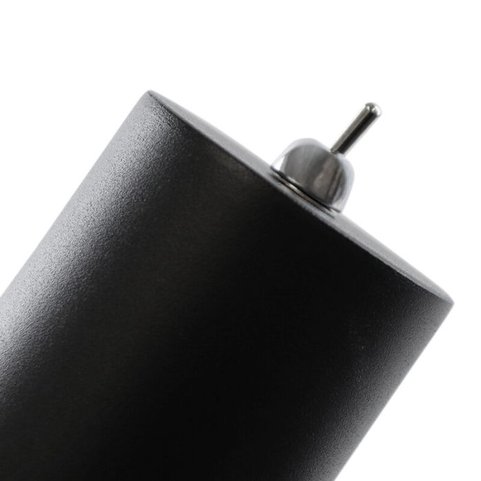 Moderne vloerlamp zwart, Carlos, met schakelaar
