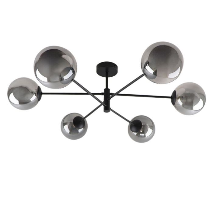 Design plafondlamp grijs, Remo