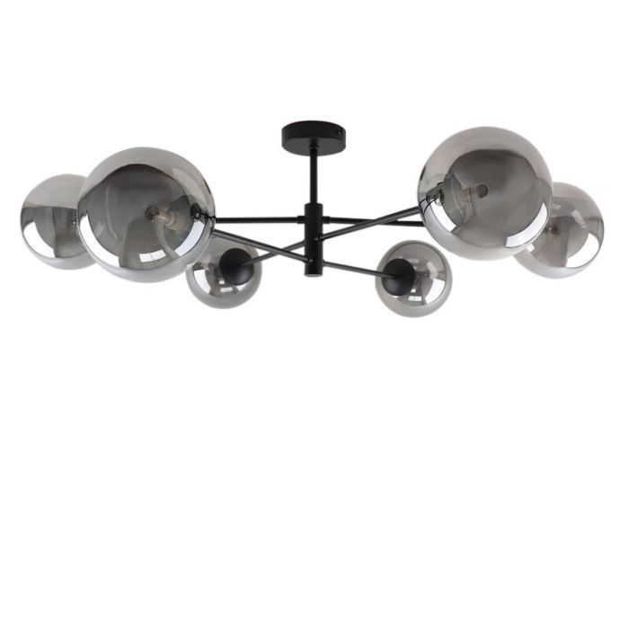 Design plafondlamp grijs, Remo