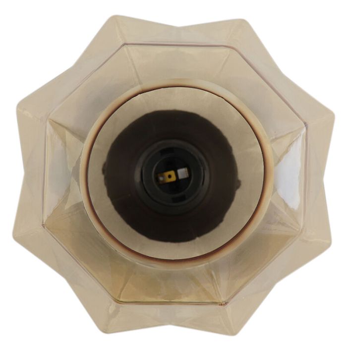 Retro plafondlamp amber, Anoek