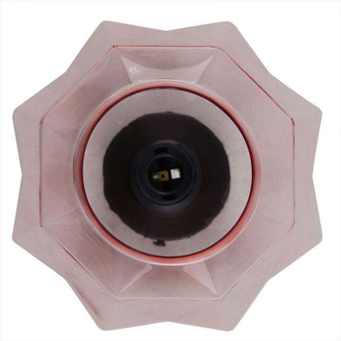 Retro plafondlamp roze, Anoek