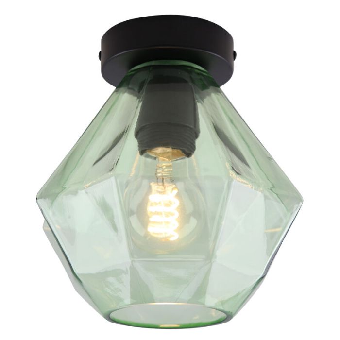 Retro plafondlamp groen, Anoek
