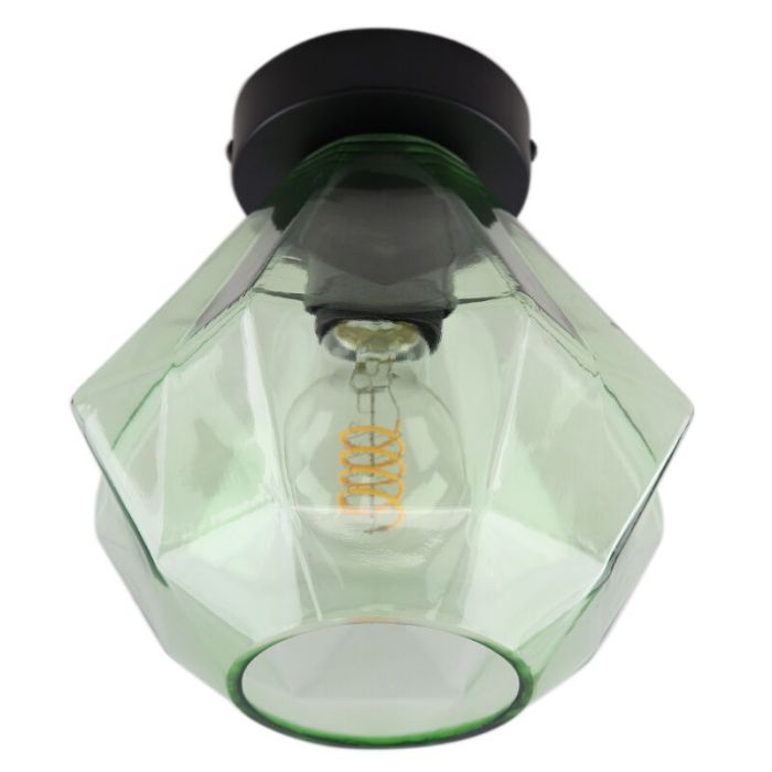 Retro plafondlamp groen, Anoek
