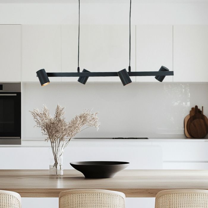 Moderne hanglamp zwart, Carlos