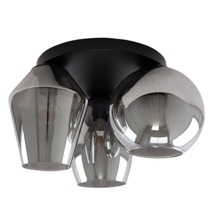 Design plafondlamp grijs, Lazaro