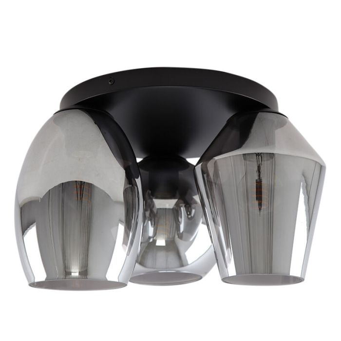 Design plafondlamp grijs, Lazaro