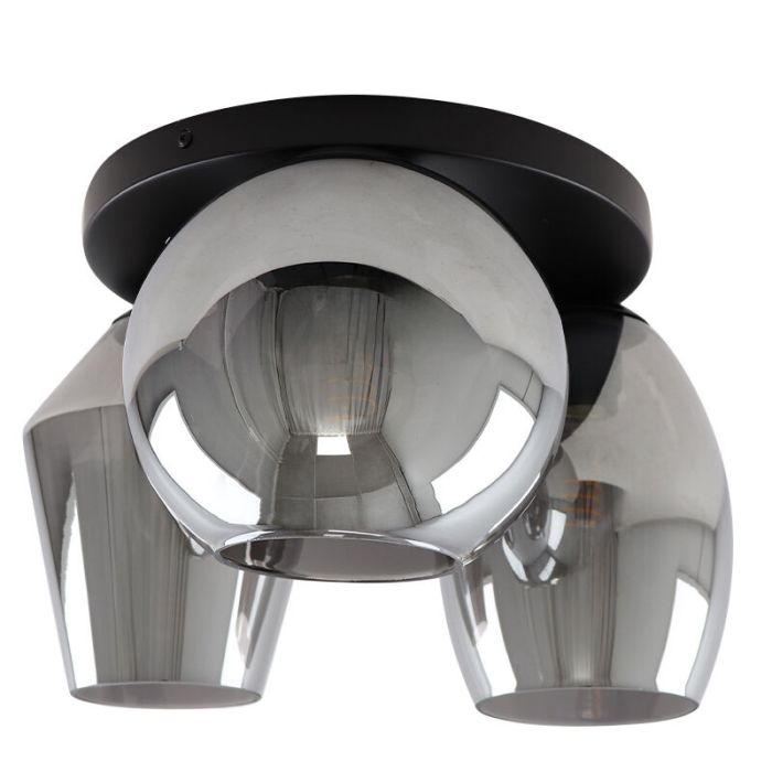 Design plafondlamp grijs, Lazaro