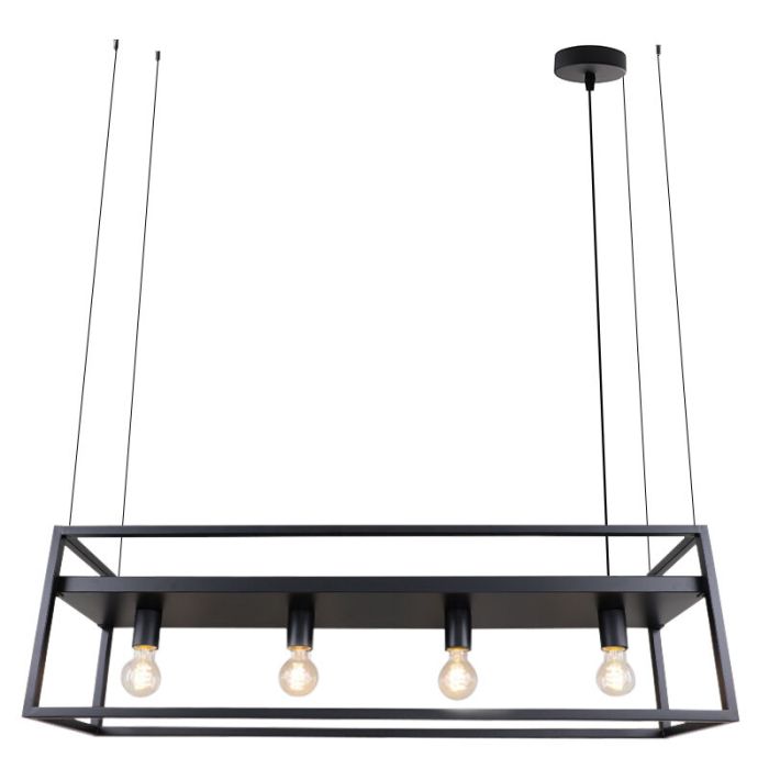 Industriële hanglamp zwart, Frama