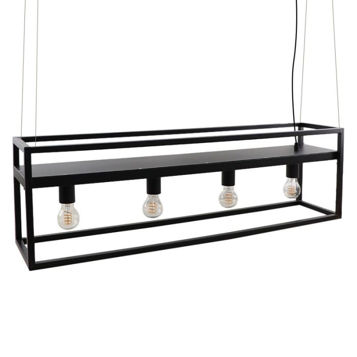Industriële hanglamp zwart, Frama