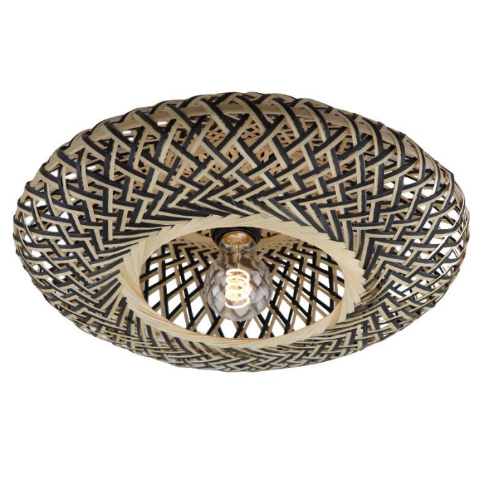 Rotan plafonnière bruin, Heimen