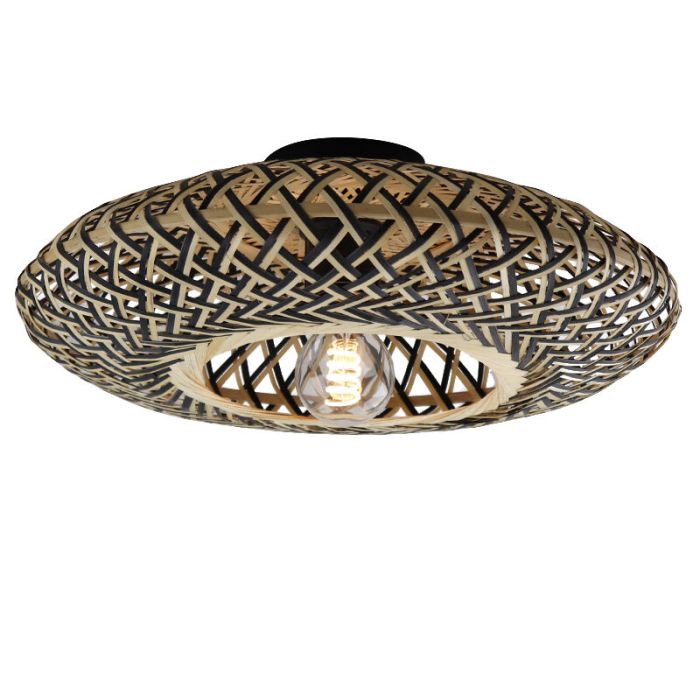 Rotan plafonnière bruin, Heimen