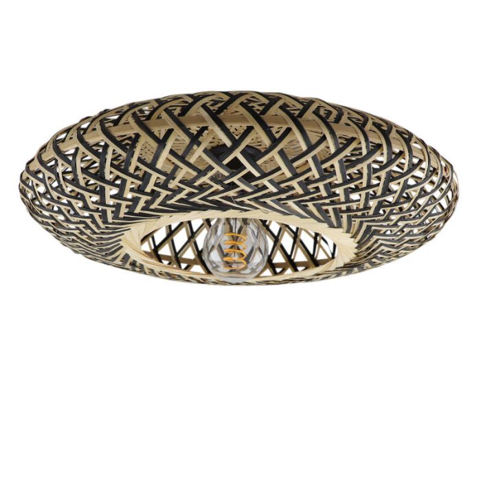 Rotan plafonnière bruin, Heimen