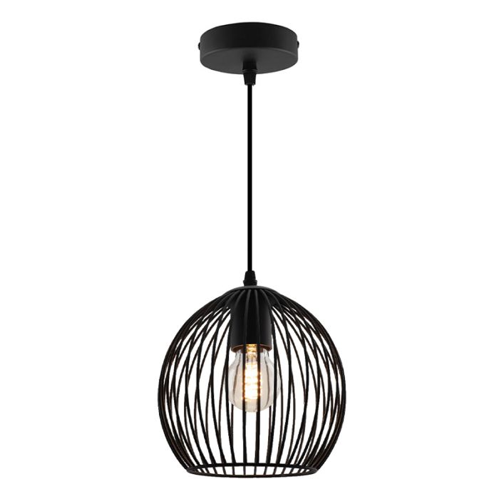 Industriële hanglamp Wiro Bolvormig klein