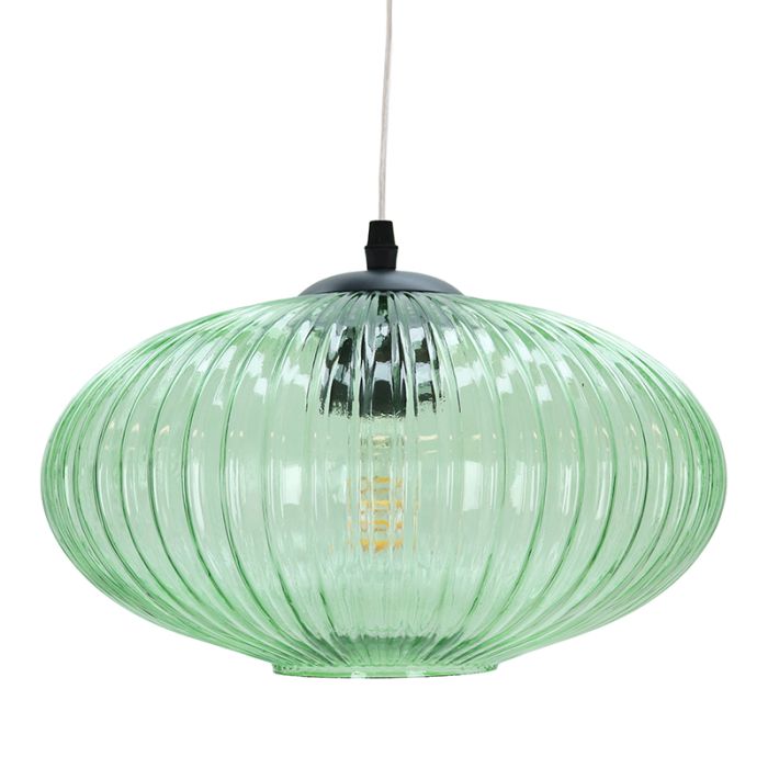 Retro hanglamp groen, Charlois