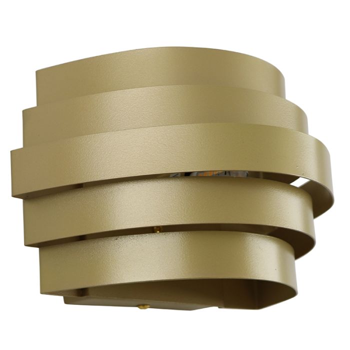 Moderne up down wandlamp goud, Sonay