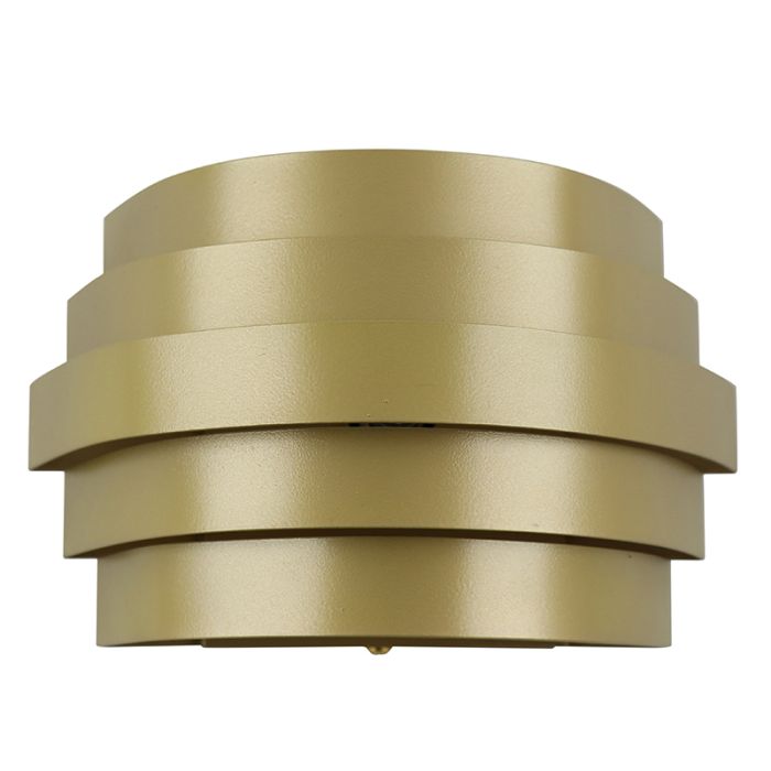 Moderne up down wandlamp goud, Sonay