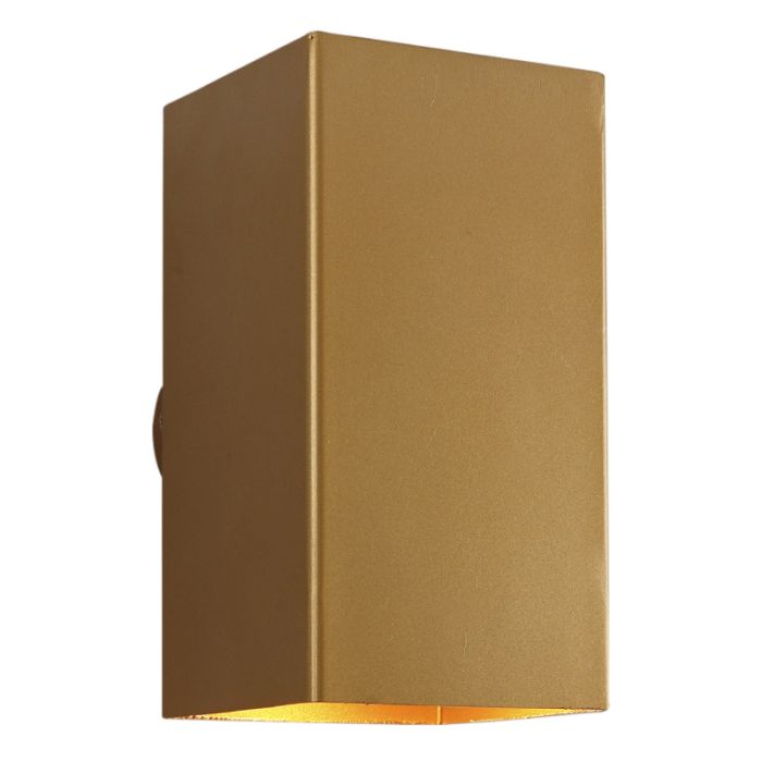 Moderne wandlamp messing, Mac