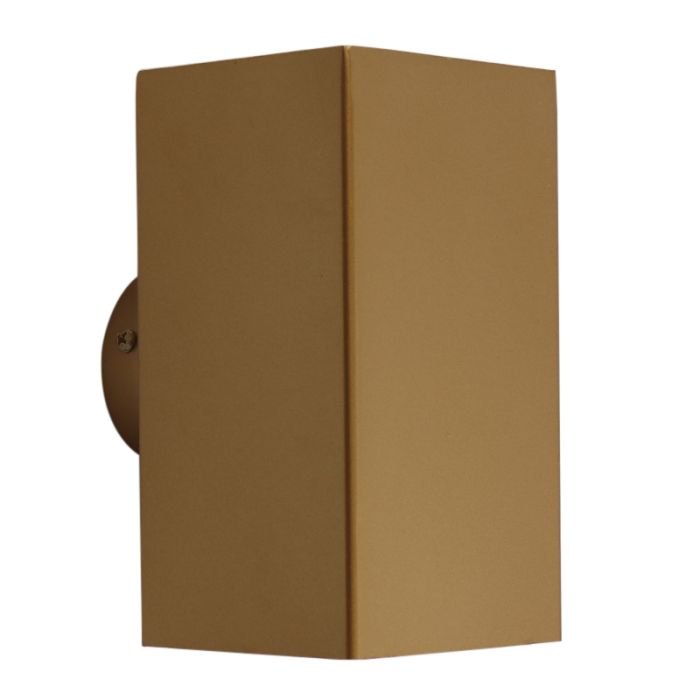 Moderne wandlamp messing, Mac