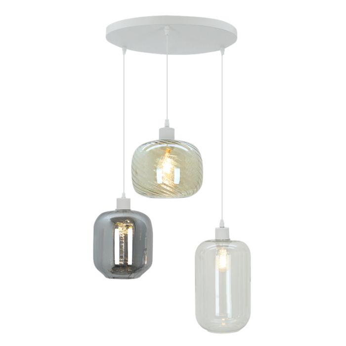 Design hanglamp transparant, Mannus