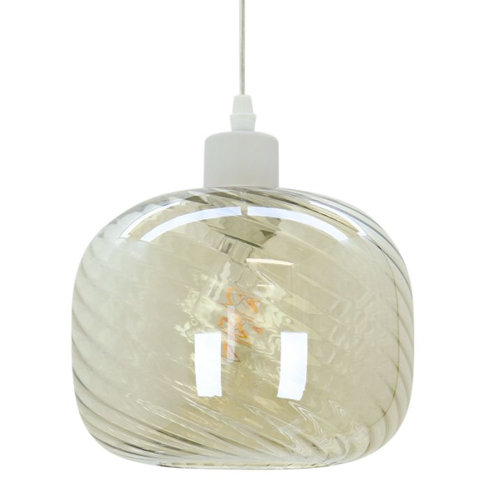 Design hanglamp transparant, Mannus