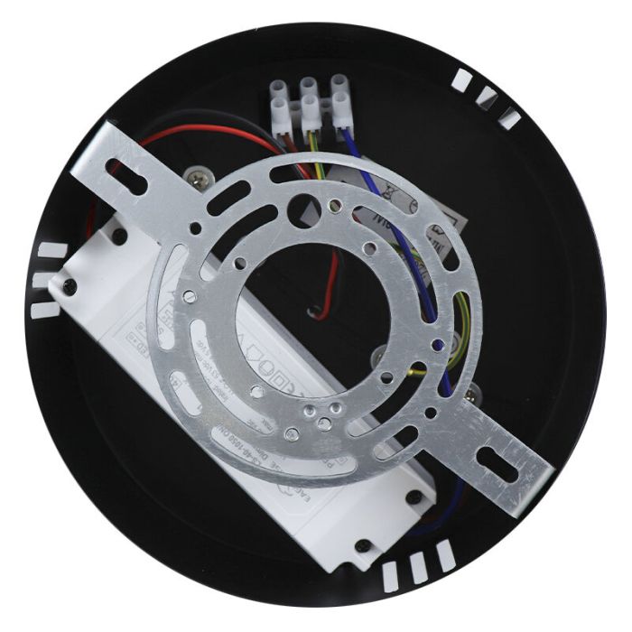 Design plafonnière zwart, Giorgio, 42W, 3000K LED