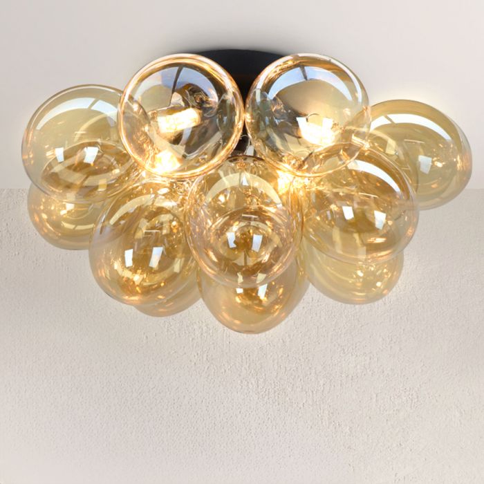 Design plafondlamp amber, Cyril