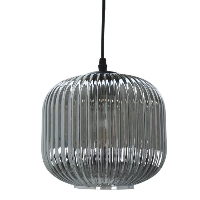 Retro hanglamp grijs, Charlois