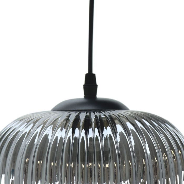 Retro hanglamp grijs, Charlois