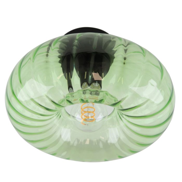 Retro plafondlamp groen, Diane