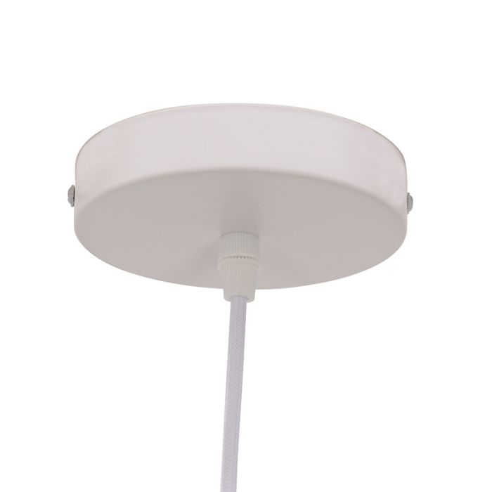 Stoffen hanglamp wit, Suzie