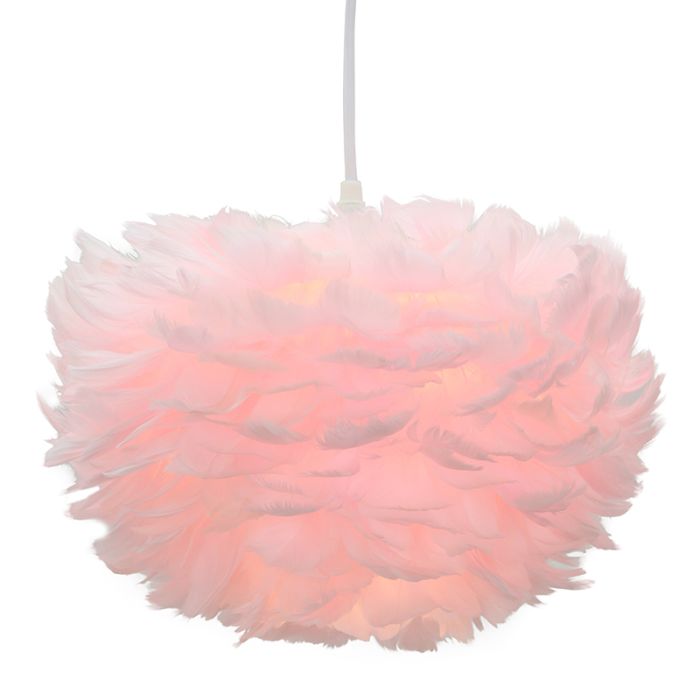 Stoffen hanglamp roze, Suzie