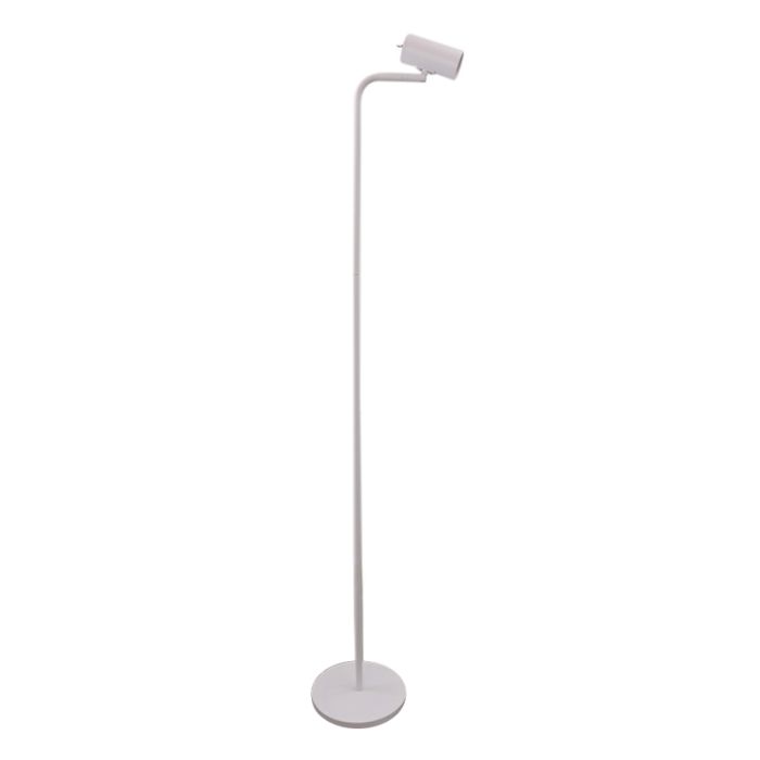 Moderne vloerlamp wit, Carlos, met schakelaar