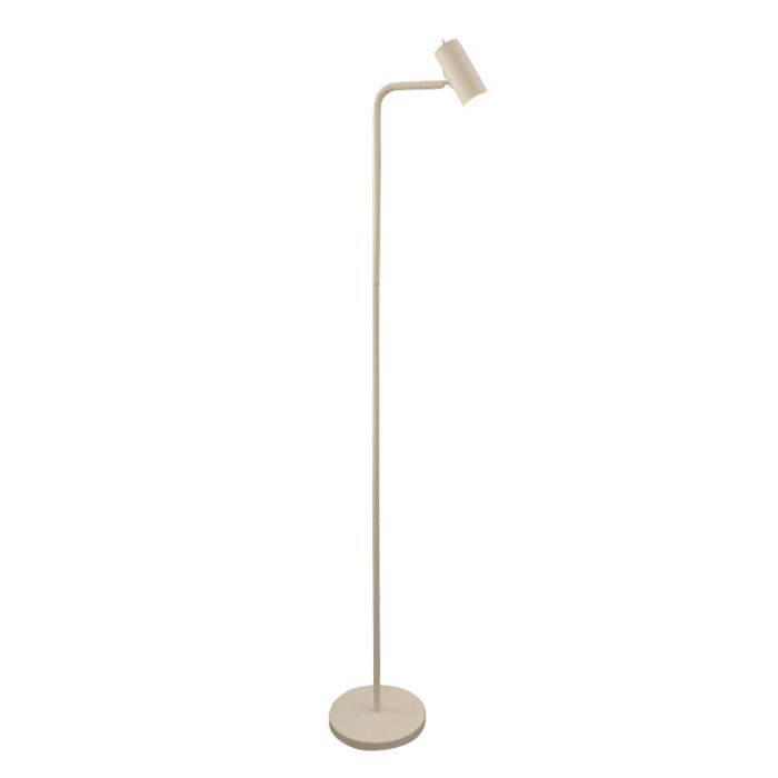 Moderne vloerlamp beige, Carlos, met schakelaar