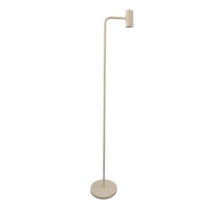 Moderne vloerlamp beige, Carlos, met schakelaar