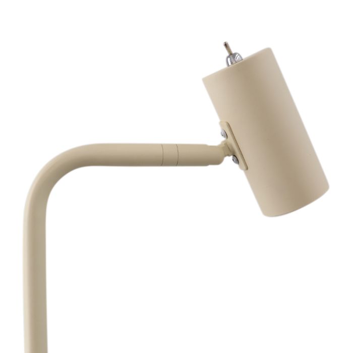 Moderne vloerlamp beige, Carlos, met schakelaar