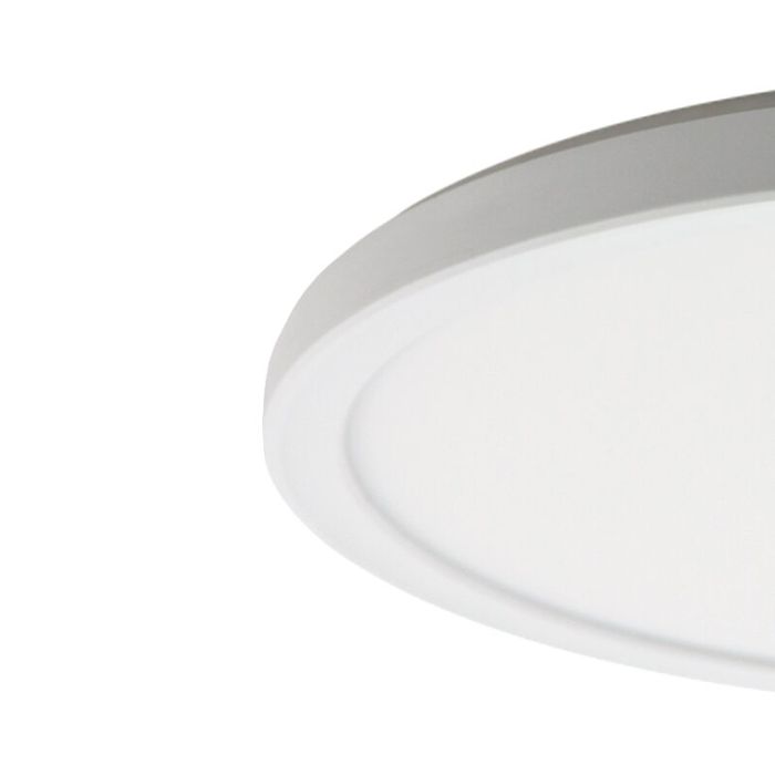 Witte plafonnière Shona, rond, 3-staps dimbaar, 18w, 3000K LED