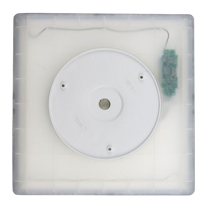 Zwarte plafonnière Shona, vierkant, 3-staps dimbaar, 22w, 3000K LED