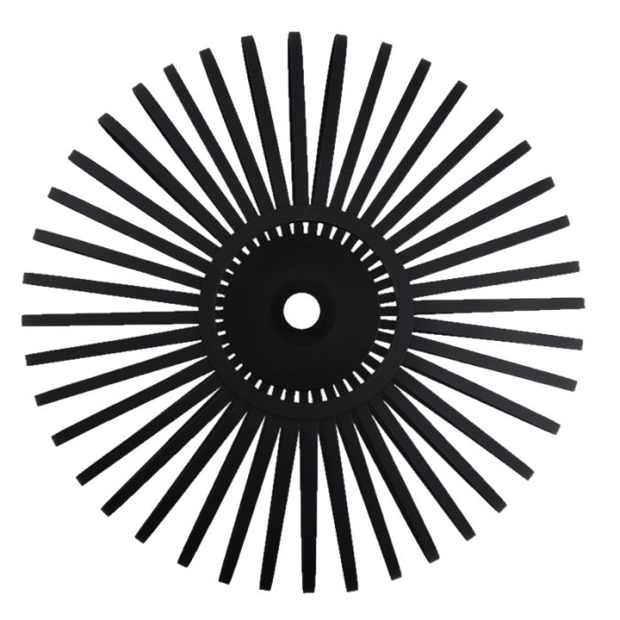 Industriële badkamer plafondlamp zwart, Lieve, IP44