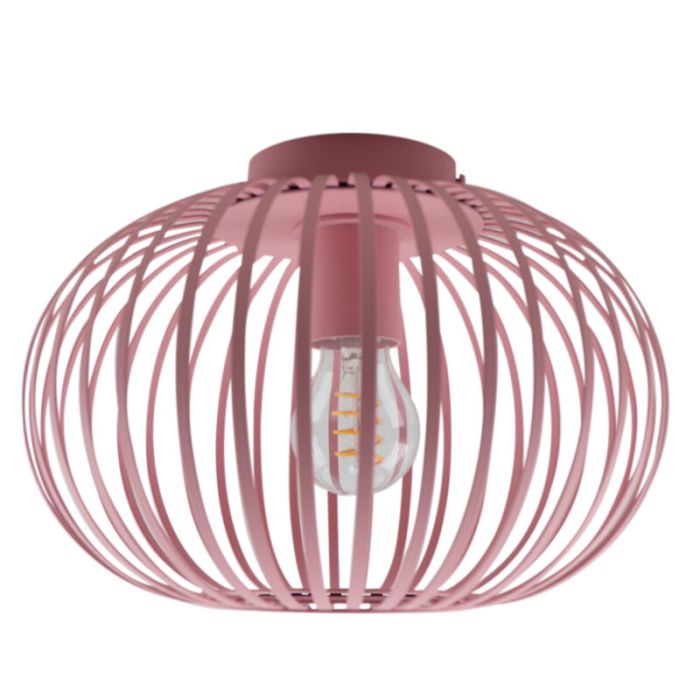 Industriële plafonnière roze, Lieve