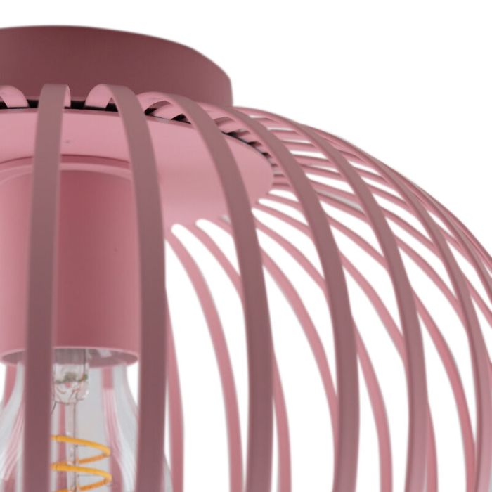 Industriële plafonnière roze, Lieve