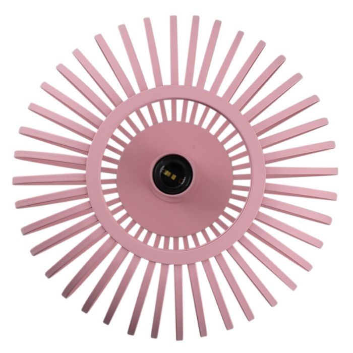 Industriële plafonnière roze, Lieve