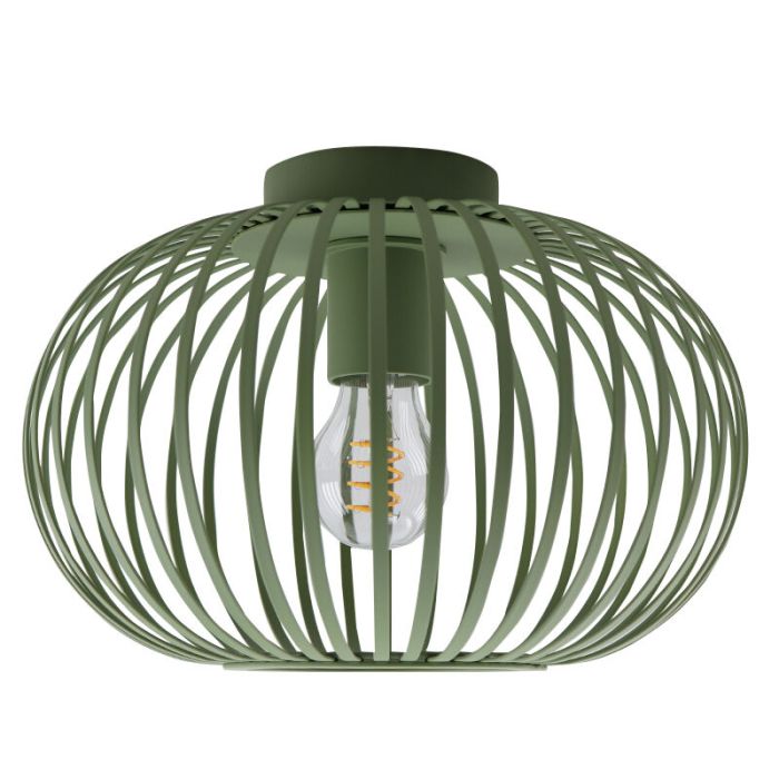 Industriële plafonnière groen, Lieve