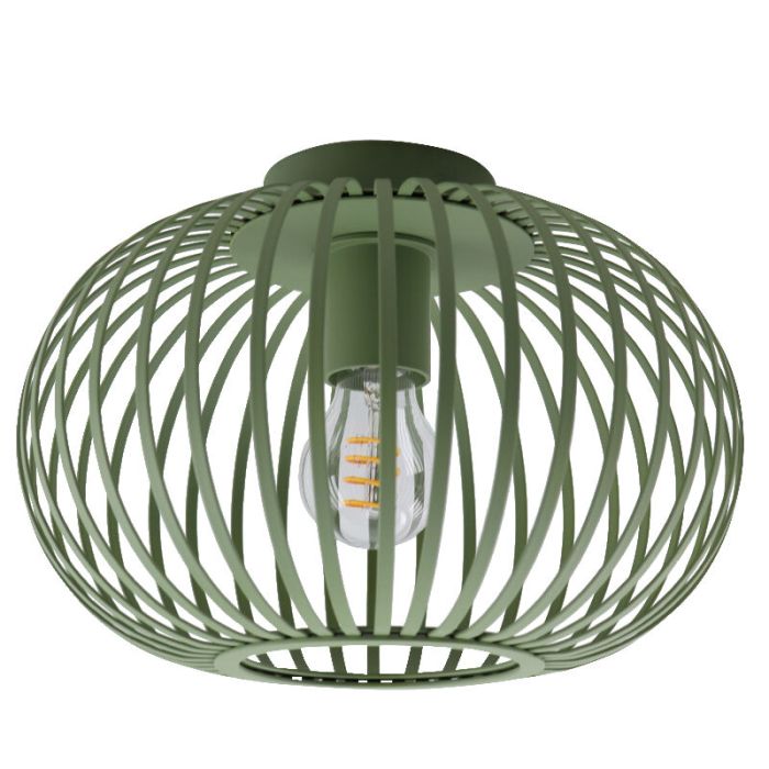 Industriële plafonnière groen, Lieve