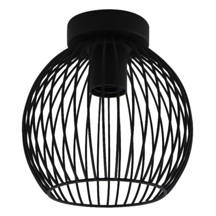 Industriële plafondlamp Wiro Bolvormig klein