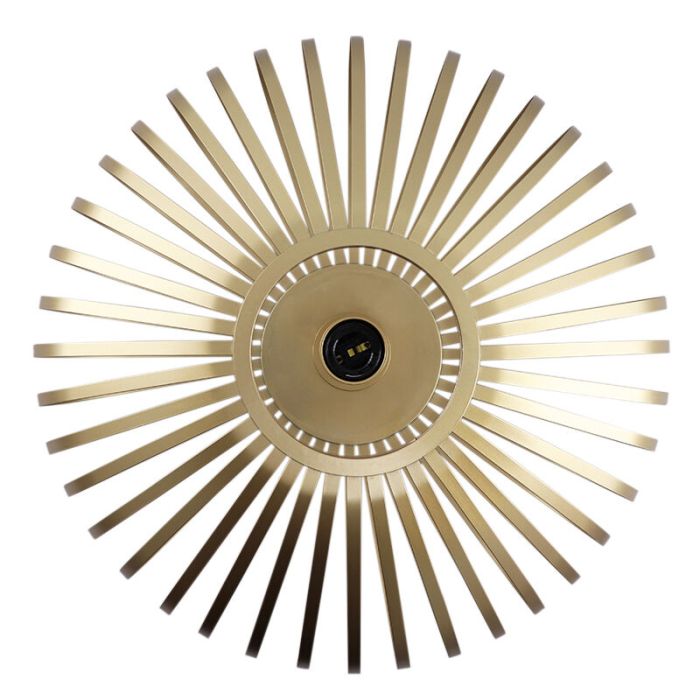 Industriële plafonnière goud, Lieve