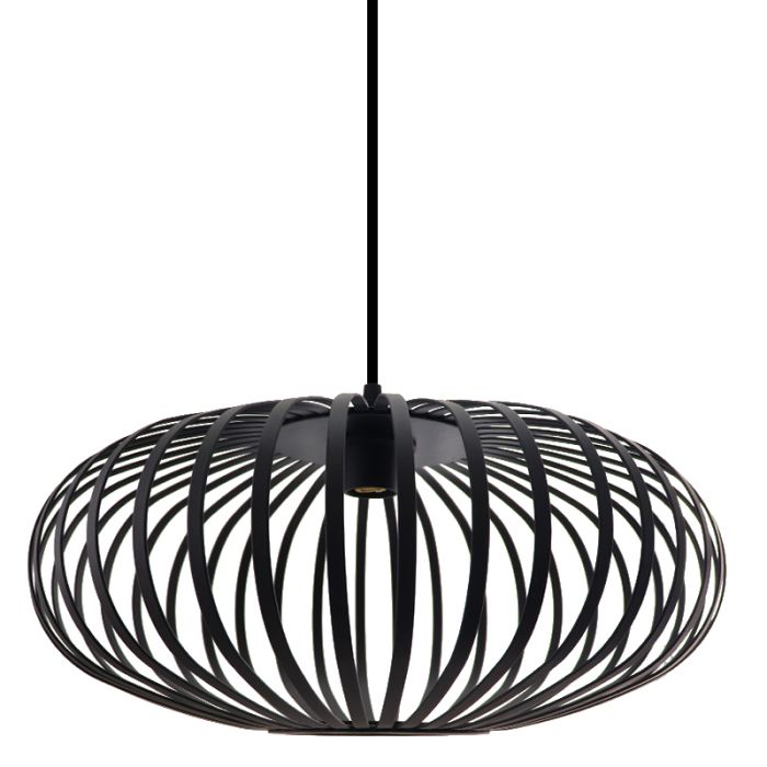Industriële badkamer hanglamp zwart, Lieve, IP44